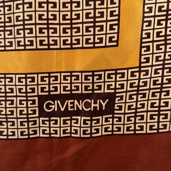 GIVENCHY AUTHENTIC "MONOGRAM" OXBLOOD/TAUPE/WITH A GOLD STRIPE-SOO STUNNING ! - Picture 3 of 5